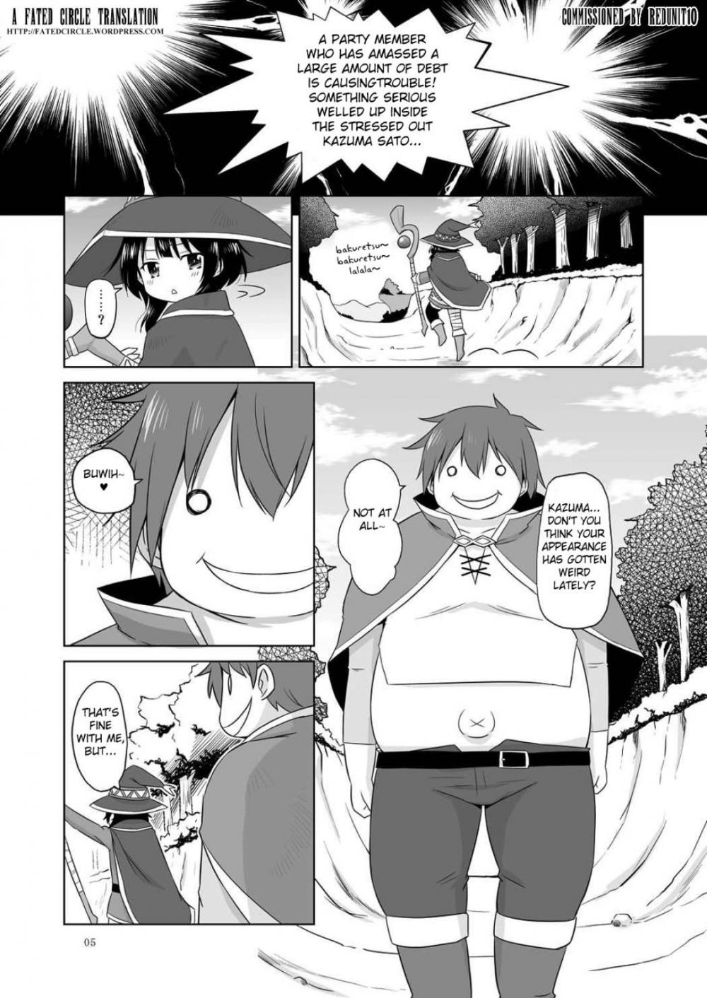 Hentai Manga Comic-To Sleeping Megumin I'm Going To Dufufufufu WW-v22m-Read-3